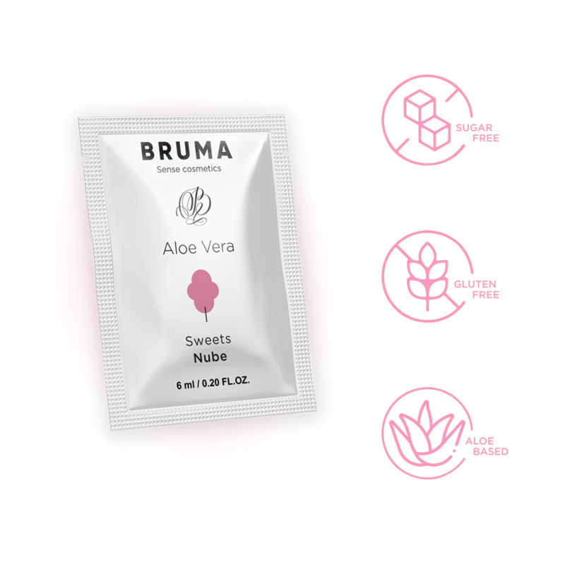 BRUMA - GEL DESLIZANTE ALOE VERA SABOR DULCES 6 ML