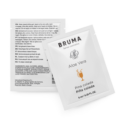 BRUMA - GEL DESLIZANTE DE ALOE VERA SABOR PIÑA COLADA 6 ML