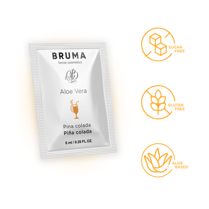 BRUMA - GEL DESLIZANTE DE ALOE VERA SABOR PIÑA COLADA 6 ML