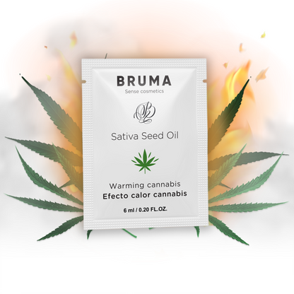 BRUMA - ACEITE DE SEMILLA DE SATIVA GEL DESLIZANTE CÁLCULO SABOR CANNABIS 6 ML