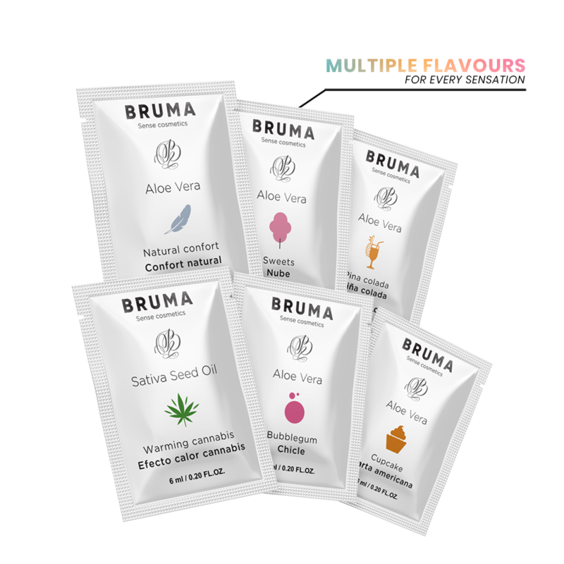 BRUMA - GEL DESLIZANTE ALOE VERA SABOR DULCES 6 ML