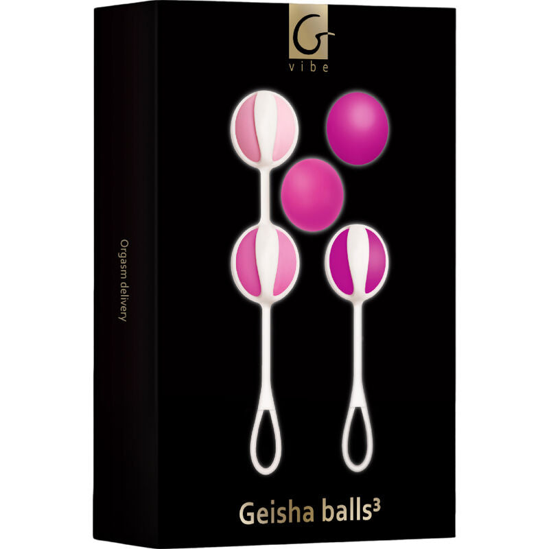 G-VIBE - SET 5 BOLAS GEISHA 3 ROSA