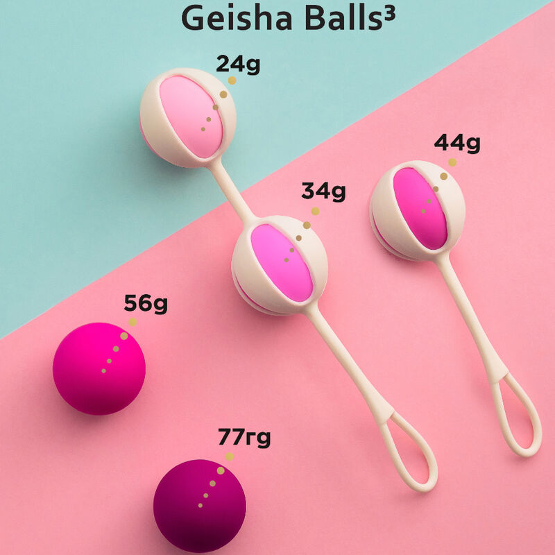 G-VIBE - SET 5 BOLAS GEISHA 3 ROSA