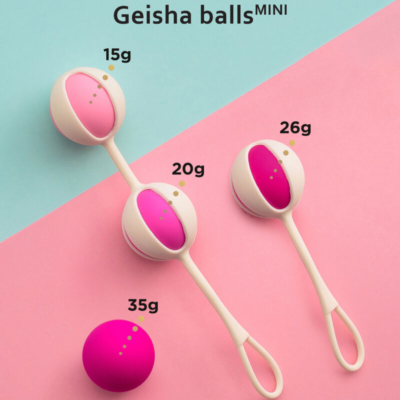 G-VIBE - SET 4 BOLAS GEISHA MINI MORADA