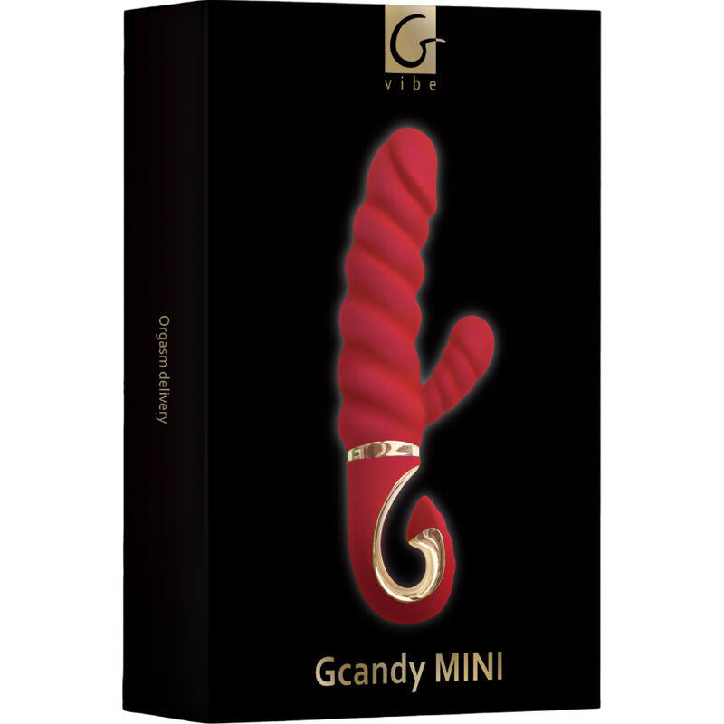 G-VIBE - GCANDY MINI VIBRADOR DE SILICONA ROJO