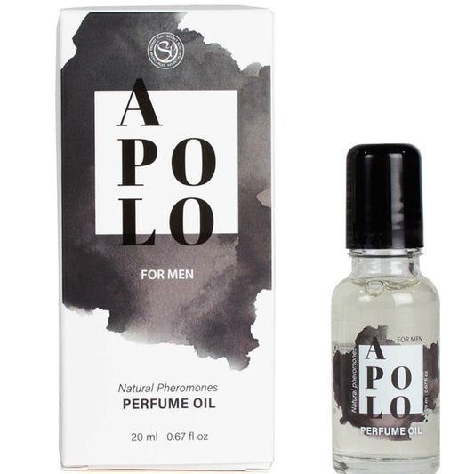 SECRETPLAY - APOLO PERFUME EN ACEITE CON FEROMONAS PARA HOMBRE 20 ML