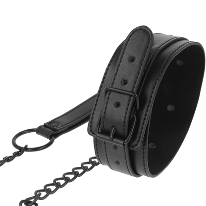 INTENSO - COLLAR DE CUERO VEGANO FETICHE