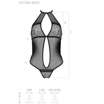 PASIÓN - SATARA BODY ERÓTICO LINEA NEGRO S/M