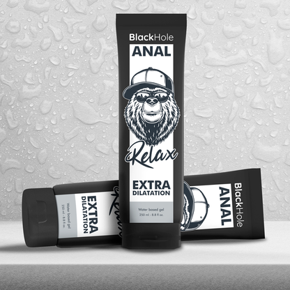 BLACK HOLE - GEL DILATADOR ANAL BASE AGUA 250 ML