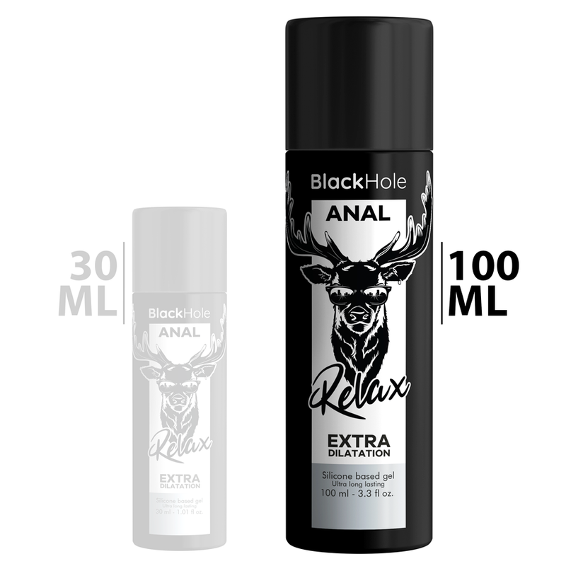 AGUJERO NEGRO - DILATACIÓN ANAL CON BASE DE SILICONA EN GEL 100 ML