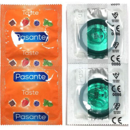 PASANTE - PRESERVATIVOS SABOR MENTA BOLSA 144 UNIDADES