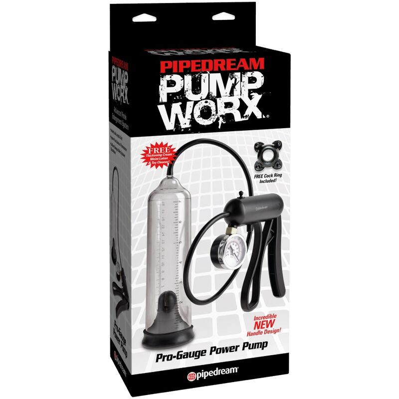 PUMP WORX - BOMBA ELÉCTRICA PRO-GAUGE TRANSPARENTE