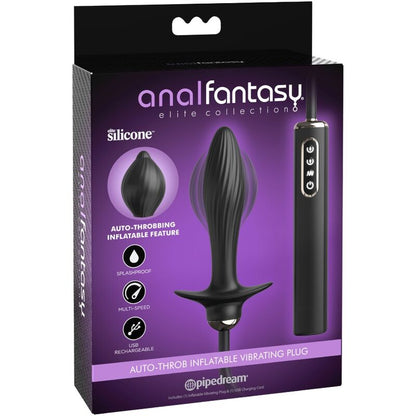 COLECCIÓN ANAL FANTASY ELITE: VIBRADOR AUTOMÁTICO Y PLUG INFLABLE