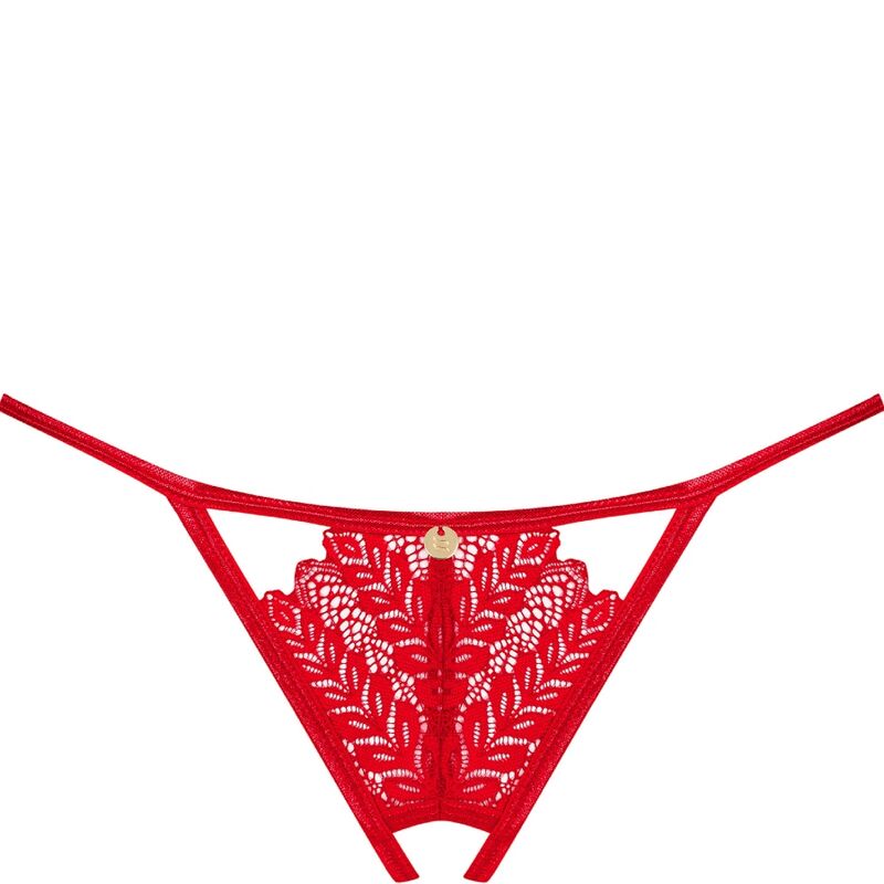 OBSESSIVE - INGRIDIA TANGA SIN ENTREPIERNA ROJA M/L