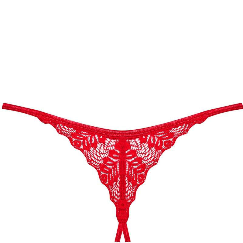 OBSESSIVE - INGRIDIA TANGA SIN ENTREPIERNA ROJA M/L