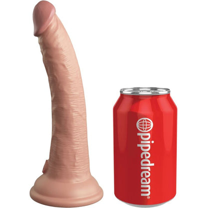 KING COCK - DILDO DE SILICONA REALISTA ELITE 17,8 CM