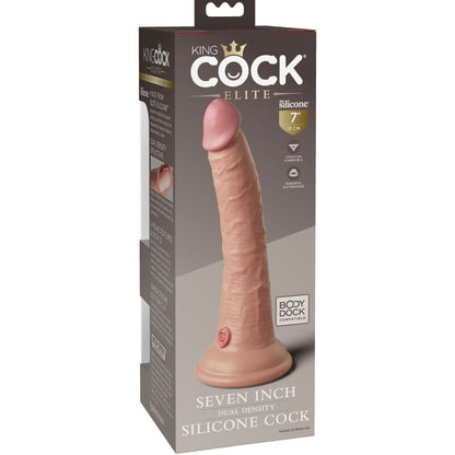 KING COCK - DILDO DE SILICONA REALISTA ELITE 17,8 CM