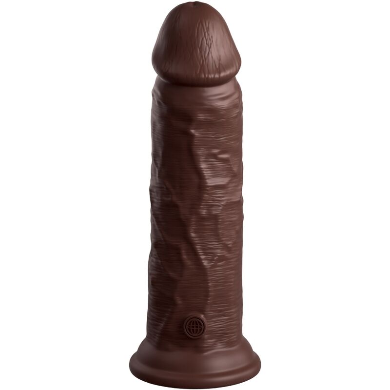 KING COCK - DILDO DE SILICONA REALISTA ELITE 20,3 CM MARRÓN