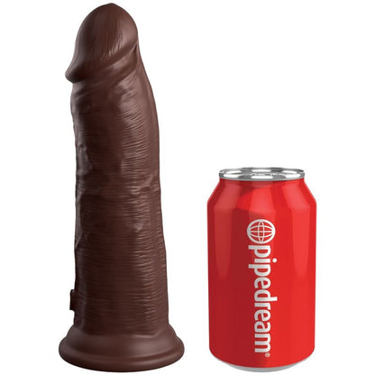 KING COCK - DILDO DE SILICONA REALISTA ELITE 20,3 CM MARRÓN