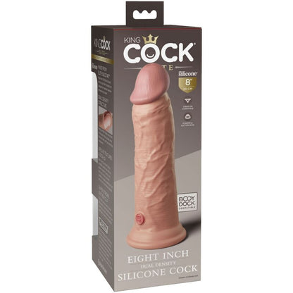 KING COCK - DILDO DE SILICONA REALISTA ELITE 20,3 CM