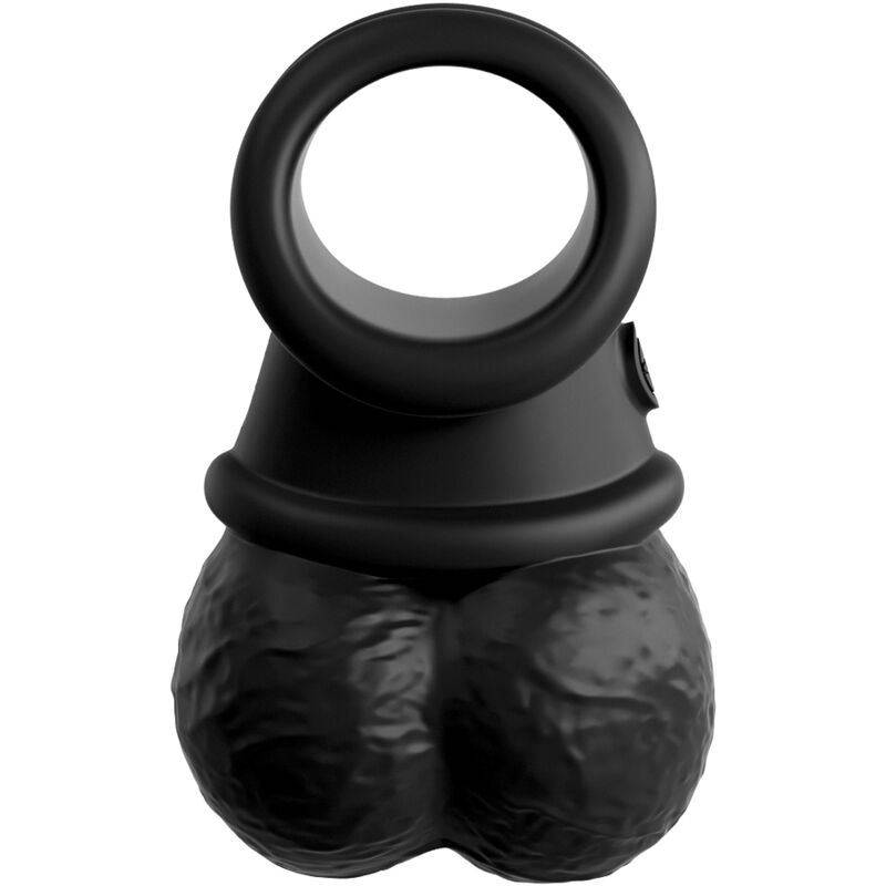 KING COCK - ELITE RING WITH TESTICLE SILICONE