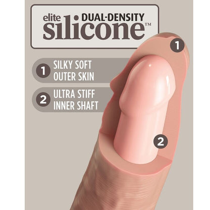 KING COCK - ARNÉS ELITE AJUSTABLE CON DILDO 15,2 CM PARA PRINCIPIANTES