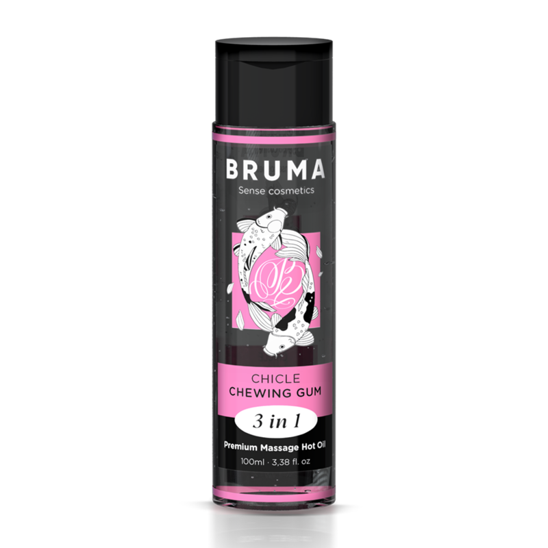 BRUMA - CHICLE DE MASAJE PREMIUM CON ACEITE CALIENTE 3 EN 1 - 100 ML