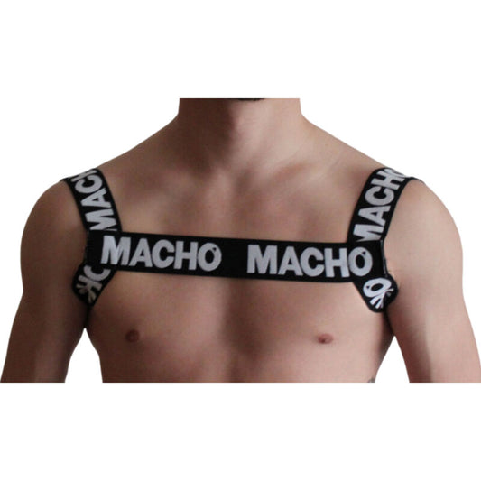 MACHO - ARNÉS DOBLE NEGRO