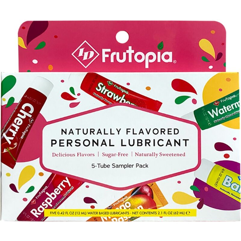 ID FRUTOPIA - LUBRICANTE SURTIDO PACK DE 5 12 ML