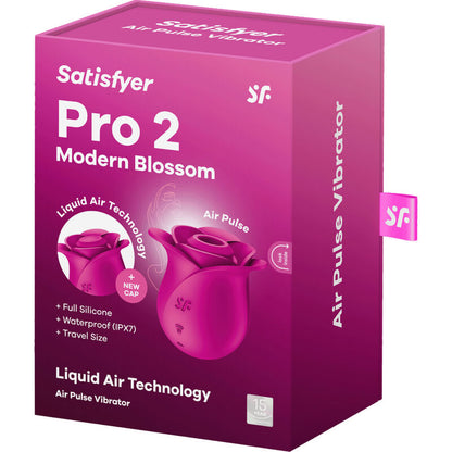 SATISFYER - VIBRADOR AIR PULSE PRO 2 MODERN BLOSSOM