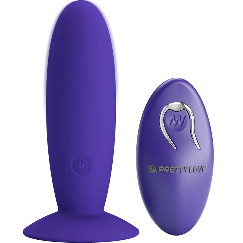 PRETTY LOVE - VIBRADOR ANAL YOUTH PLUG CONTROL REMOTO VIOLETA