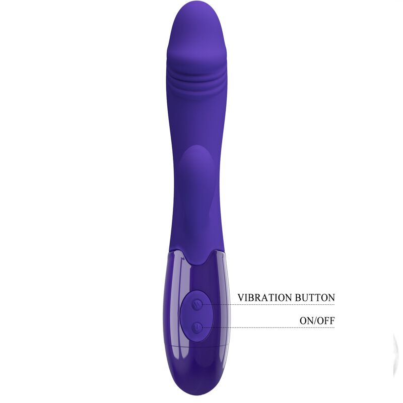 PRETTY LOVE - VIBRADOR Y ESTIMULADOR DEL PUNTO G SNAPPY YOUTH VIOLETA