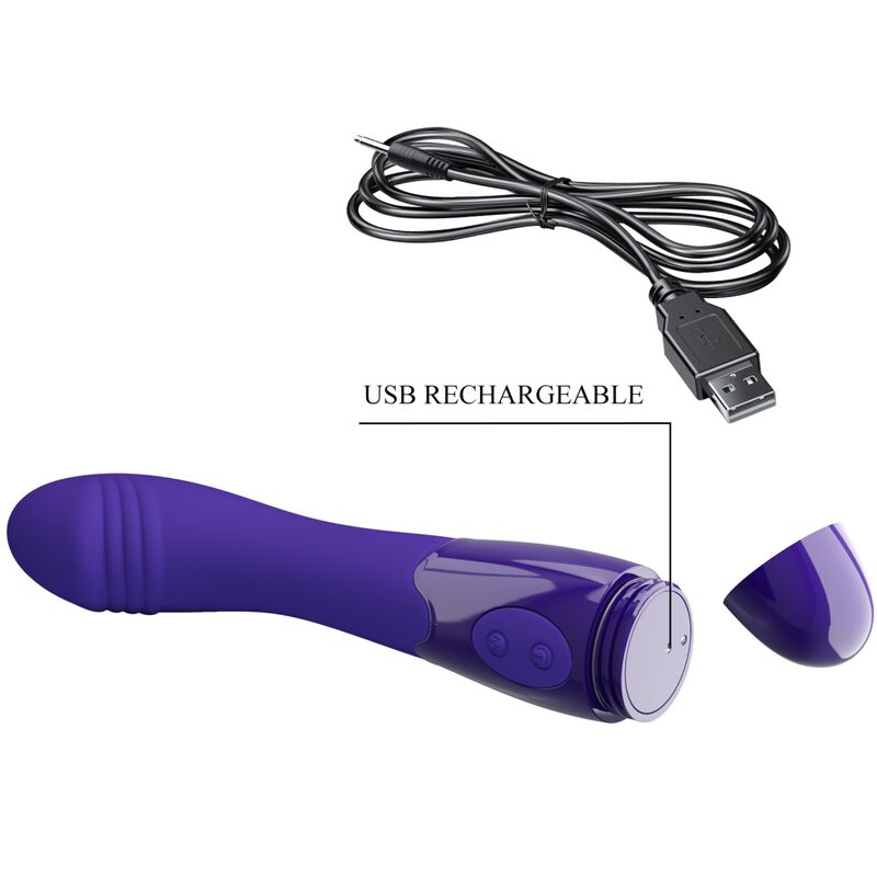 PRETTY LOVE - DILDO VIBRADOR VIOLETA ELEMENTAL YOUTH