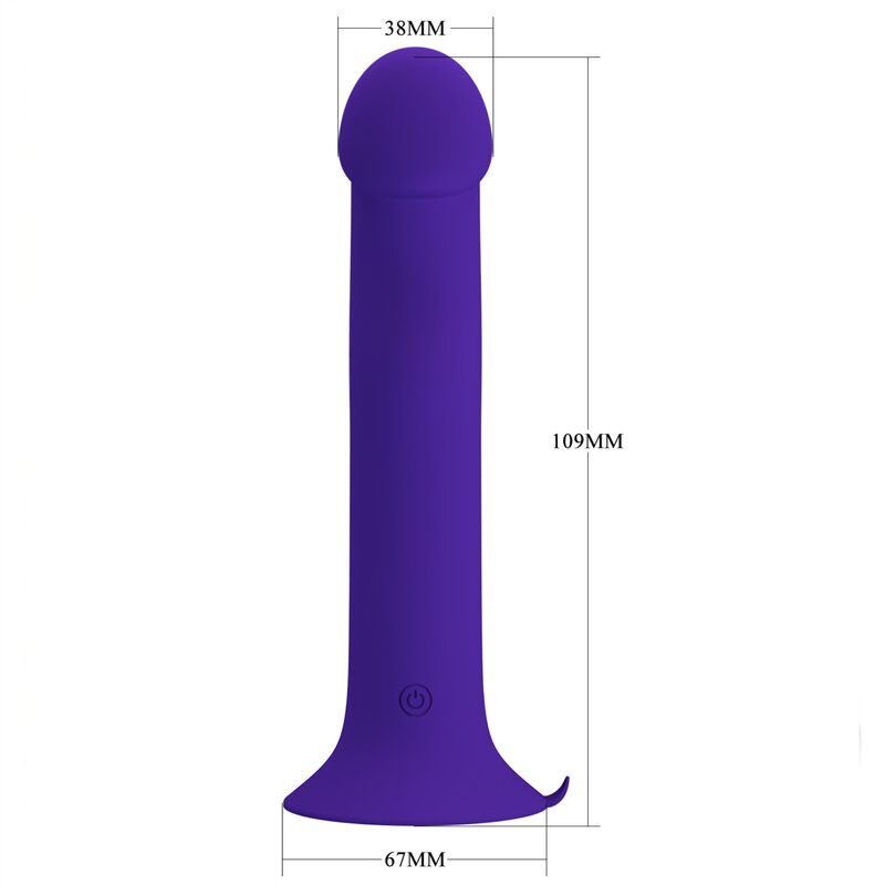 PRETTY LOVE - DILDO VIBRADOR MURRAY YOUTH Y RECARGABLE VIOLETA