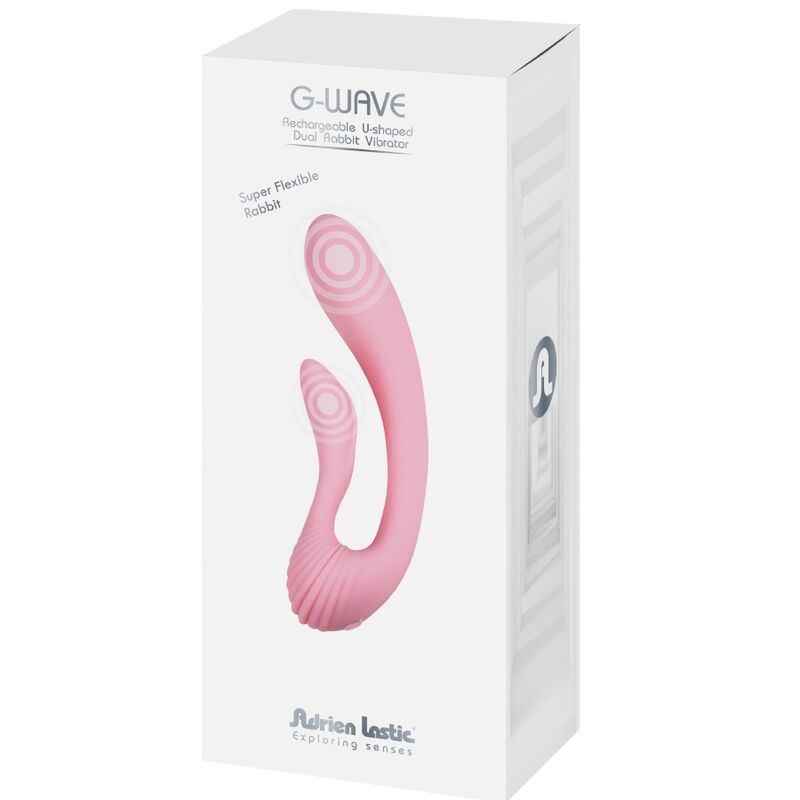 ADRIEN LASTIC - G-WAVE DUAL RABBIT VIBRATOR PINK