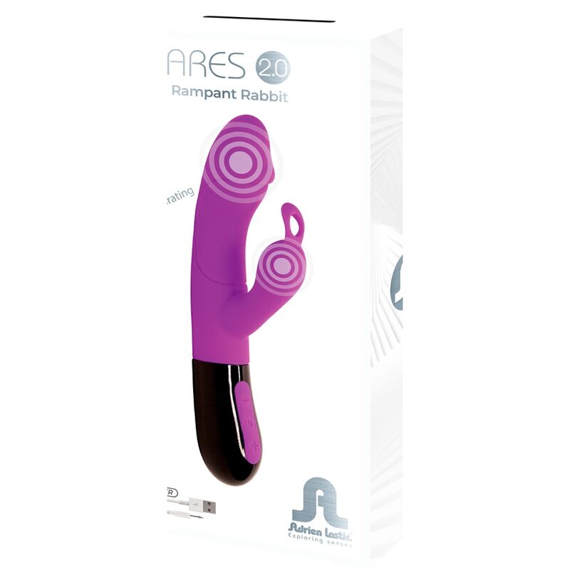 ADRIEN LASTIC - ARES 2.0 RABBIT VIBRATOR VIOLET