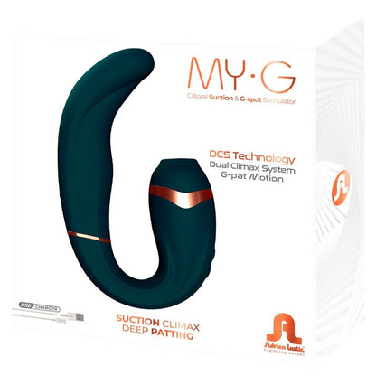 ADRIEN LASTIC - MY·G CLITORIS SUCKER AND G-SPOT STIMULATOR DARK GREEN