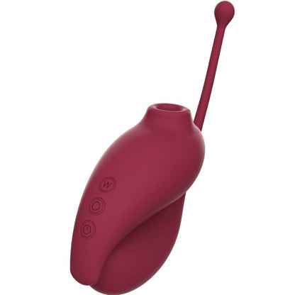 ADRIEN LASTIC - INSPIRATION CLITORIS SUCKER + VIBRATING EGG RED - FREE APP