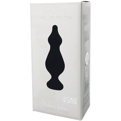 ADRIEN LASTIC - AMUSE ANAL PLUG SILICONE BLACK SIZE L