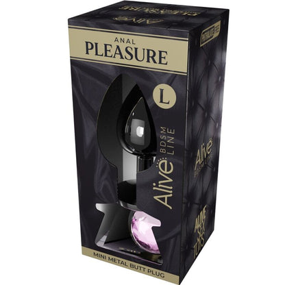 ALIVE - PLUG ANAL PLACER MINI METAL ROSA TALLA L