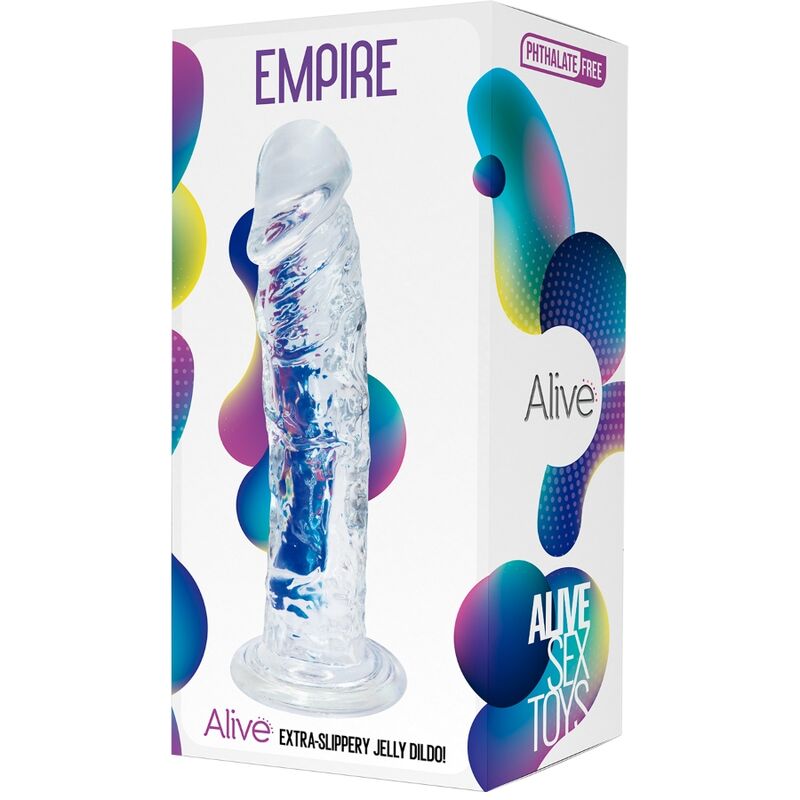 ALIVE - EMPIRE PENE REALISTA TRANSPARENTE 19,3 CM