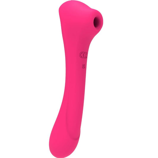 ALIVE - SUCCIONADOR Y VIBRADOR QUIVER FUCSIA