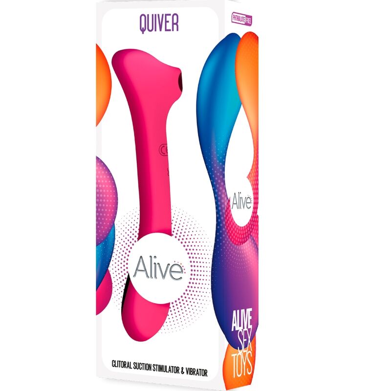 ALIVE - QUIVER SUCKER & VIBRATOR FUCHSIA