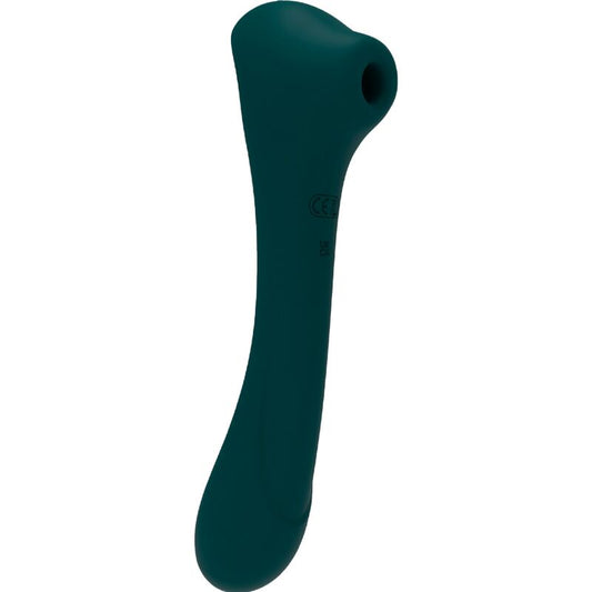 ALIVE - VIBRADOR Y SUCCIONADOR QUIVER VERDE