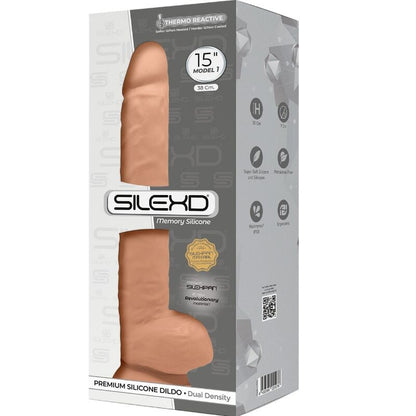 SILEXD - MODELO 1 PENE REALISTA PREMIUM SILEXPAN SILICONA 38 CM