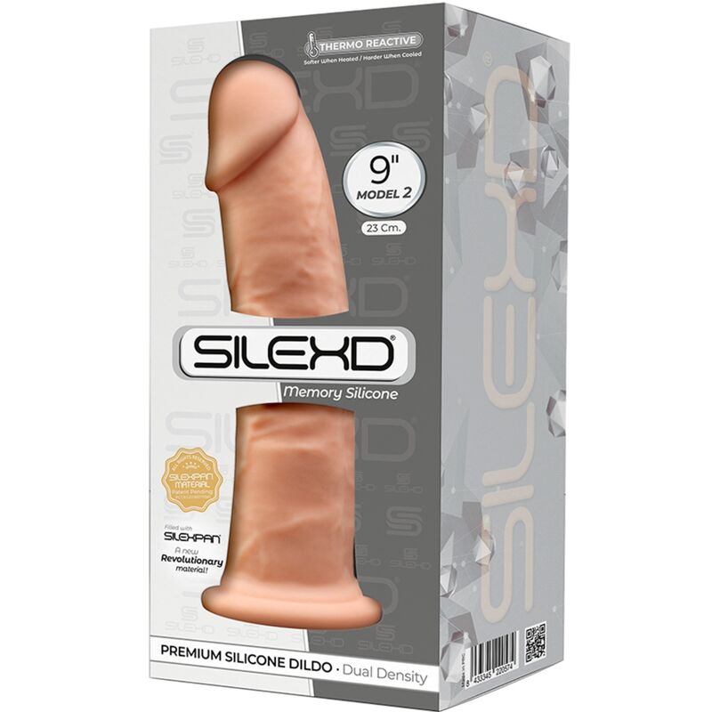 SILEXD - MODELO 2 PENE REALISTA PREMIUM SILEXPAN SILICONA 23 CM