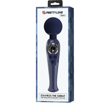 PRETTY LOVE - SKYLER VIBRATOR WAND BLUE