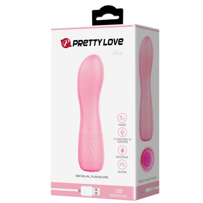 PRETTY LOVE - VIBRADOR RECARGABLE ALICE PINK