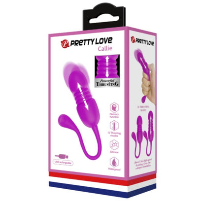 PRETTY LOVE - HUEVO VIBRADOR RECARGABLE CALLIE PURPLE