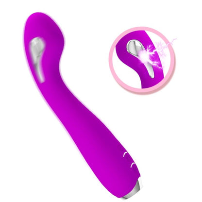 PRETTY LOVE - VIBRADOR ELECTROSHOCK RECARGABLE HECTOR IMPERMEABLE MORADO